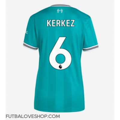 Dres Liverpool Milos Kerkez #6 Tretina pre Ženy 2025-26 Krátky Rukáv Dres Liverpool Milos Kerkez #6 Tretina pre Ženy 2025-26 Krátky Rukáv